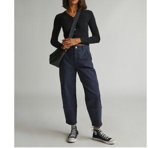 Everlane The Utility Barrel Pant Navy